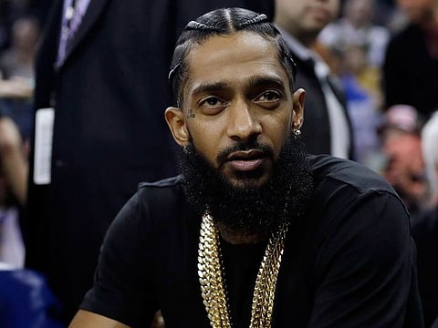 Rapper Nipsey Hussle