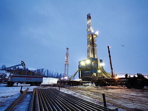 An oil drilling rig operated by Tatneft. Russia fell short of its oil-output cut under the Opec+ deal in March even as the country deepened its curbs.