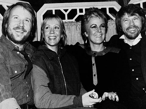 From left: Benny Andersson, Agnetha Faltskog, Anni-Frid Lyngstad and Bjorn Ulvaeus.