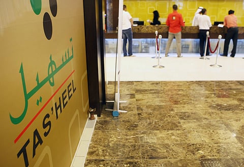Customers process their papers during the working time at the Tasheel office in Al Tawar mall, Ghusais Dubai.
GULF NEWS ARCHIVES