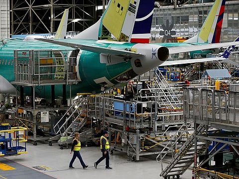 Boeing factory in Renton, Washington. Boeing expects demand for 2,945 new airplanes in the Middle East valued at $685 billion over the next two decades.