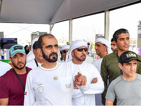 Shaikh Mohammad attends second edition of the Gov Games at Jumierah’s Kite Beach