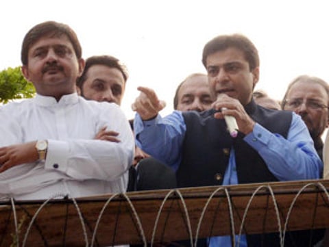 PML-N leader Hamza Shahbaz didn’t appear before an accountability court on Saturday as he didn’t want to travel in an armoured vehicle.