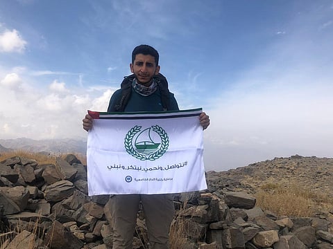 Dubai security officer scales Jebel An-Nabi Shu’ayb