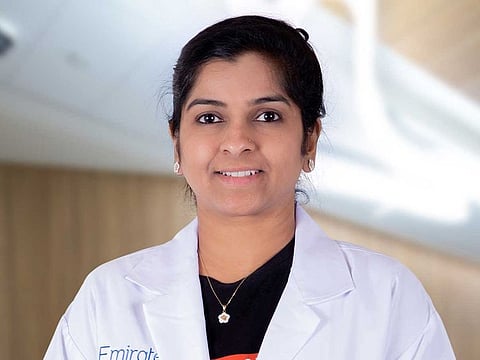 Dr Sripradha Sudarsanam, Specialist Paediatrician at Emirates Hospital-Jumeirah discovered the girl