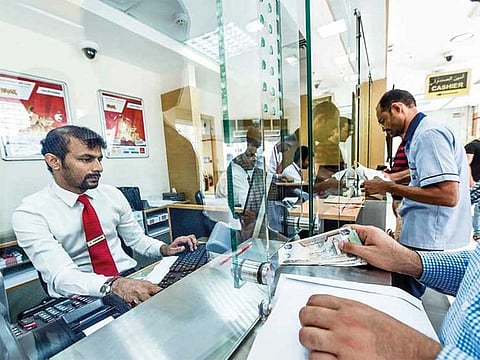 A UAE Exchange branch in Sharjah.