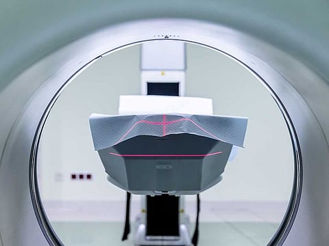 Magnetic Resonance Imaging machine.