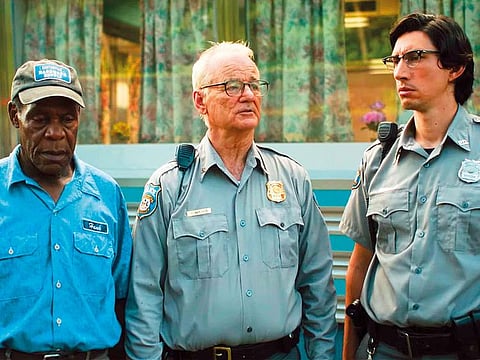 Danny Glover, Bill Murray and Adam Driver in ‘The Dead Don’t Die’.
