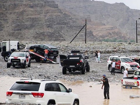 The dam of Wadi Al Beih, in Ras Al Khaimah, was built in 1982.