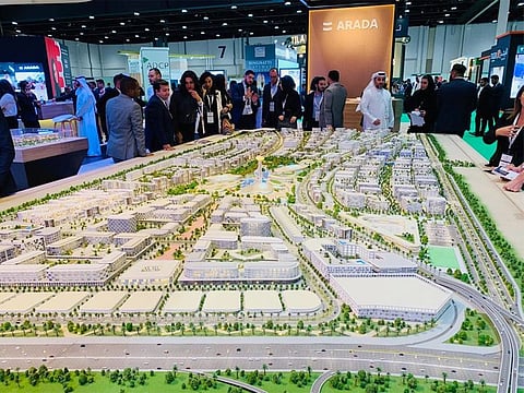 Bloom and Arada project on display at the Cityscape Abu Dhabi.