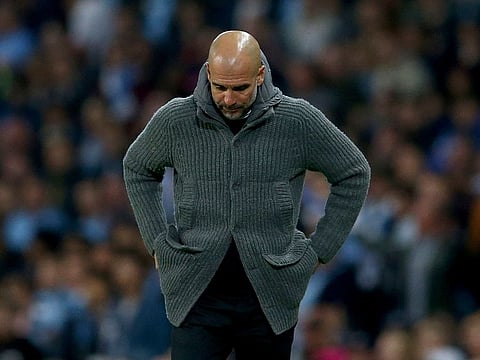 Manchester City coach Pep Guardiola.