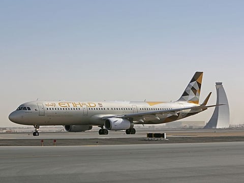 An Etihad Airways plane