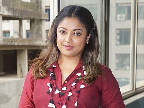 Mumbai: Actress Tanushree Dutta during an interview in Mumbai, on Aug 2, 2018.
