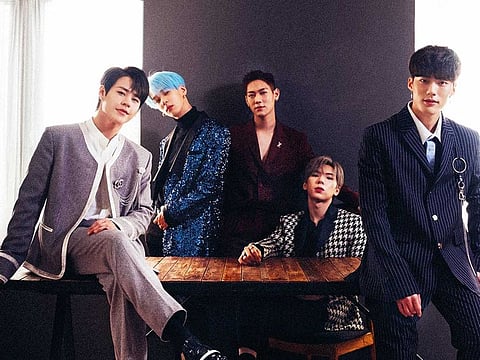 Taeho, Ungjae, Sang, Jian and Jeup of Imfact.