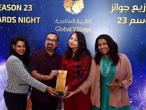 Anjana Kumar, Pankaj Sharma, Bindu Rai and Manjusha Radhakrishnan at Jumeirah Beach Hotel on April 22