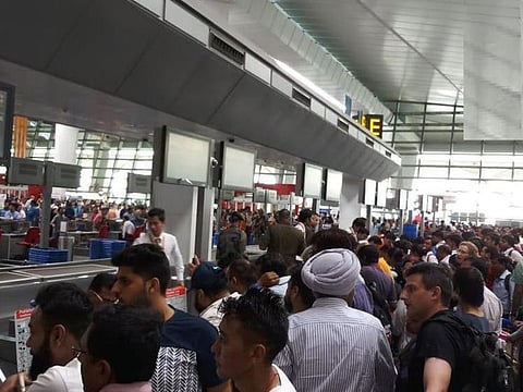 Air India flights are grounded due to a technical glitch