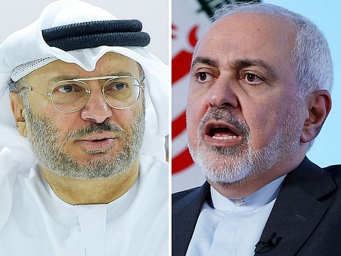 Dr Anwar Gargash and Mohammad Zarif