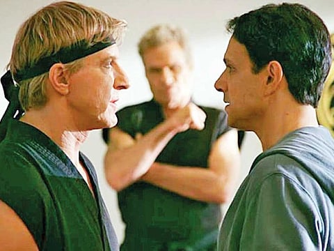 William Zabka and Ralph Macchio in ‘Cobra Kai’.