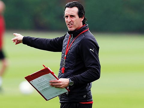 Arsenal manager Unai Emery