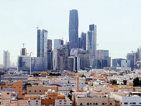 The King Abdullah Financial District, north of Riyadh. PIF has made substantial commitments to renewables and recycling, and to technology companies.