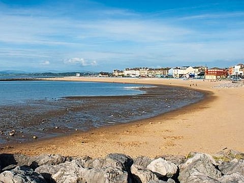 The town of Morecambe is home to 35,000 resident and sits in the northwest corner of Lancashire.