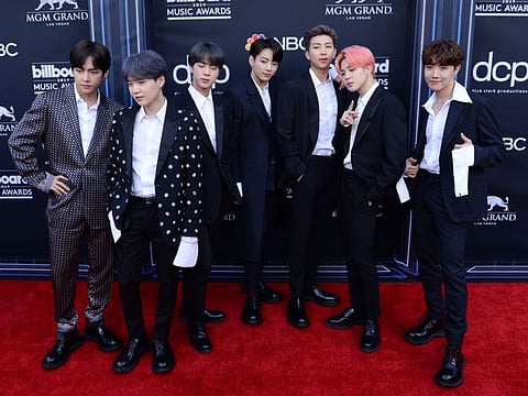 South Korean boy band BTS attends the 2019 Billboard Music Awards at the MGM Grand Garden Arena on May 1, 2019, in Las Vegas, Nevada.