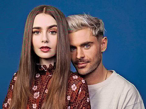 Lily Collins and Zac Efron