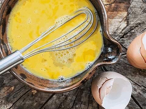 Eggs are a great source of protein