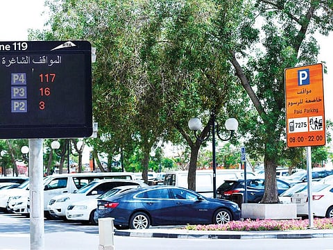 The smart parking system now covers World Trade Centre, Al Rigga and Shaikh Zayed Road.