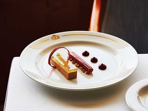 Foie gras parfait at Queen's Grill