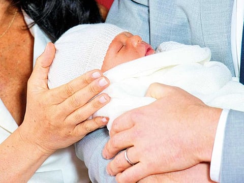 Baby Sussex; no name for the newborn revealed yet.