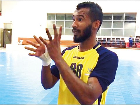 Ayman Maqbali had just worked his way to a hard-fought 4-3 win over arch-rivals Al Ain Club for the Disabled at the Seventh Nad Al Sheba Ramadan Sports Tournament.