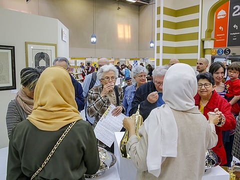 Visitors have been trickling in like a steady stream to sipping on their first cup of gahwa.