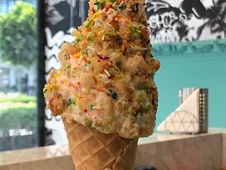 Ramadan ice cream trail: #9 Birthday cake ice cream