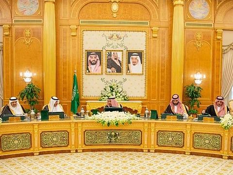 King Salman chairs cabinet session in Riyadh