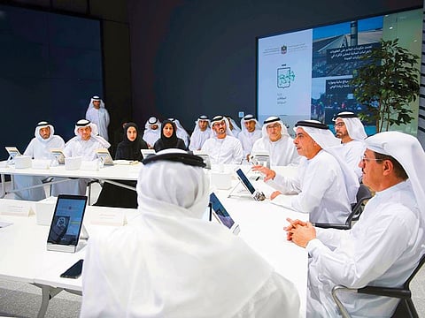 Shaikh Saif approved the Department of Behavioural Award’s plans during the Ministry of Possibilities meeting.