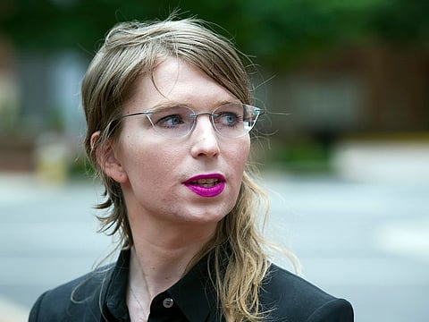 Former Army intelligence analyst Chelsea Manning.
