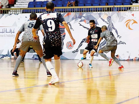 The action has been heating up at the Sharjah Ramadan Futsal Championship.
