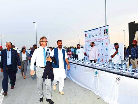 PCT Humanity’s record-breaking iftar line in Abu Dhabi was a kilometre in length.