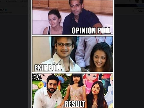 Netizens troll Vivek Oberoi after he shares meme on Aishwarya Rai
