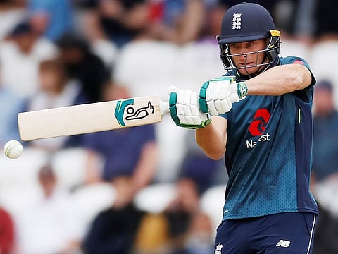 England's Jos Buttler in action during the fifthe ODI against Pakistan at merald Headingley on May 19, 2019.