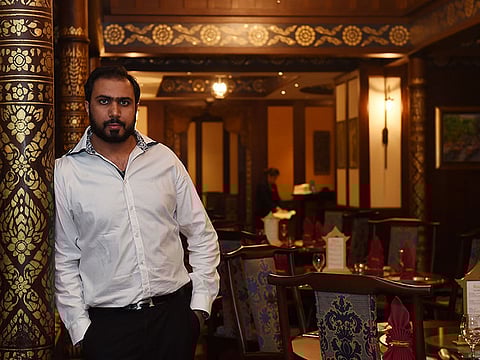 UAE-based blogger Pawan Manghnani at Benjarong, Dusit Thani Dubai.