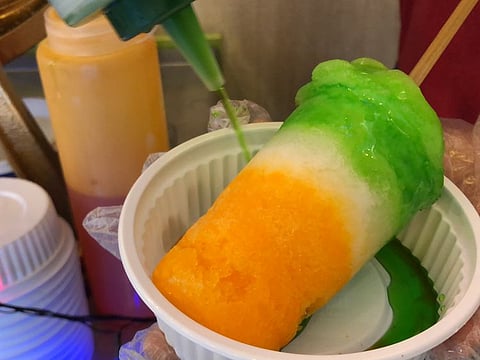 The icy Popsicle is a summer favourite! Picture at Flavours ice Cream shop