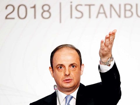 Turkey’s central bank governor Murat Cetinkaya at a recent news conference in Istanbul. With the central bank’s reserves running low, Turkey has few options should investors turn decisively against it.