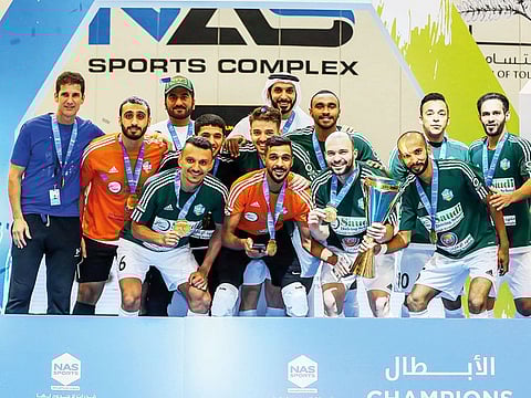 Defending champions Saudi Driving School defeated former three-time winners Fohood Zabeel 2-1 in a tense futsal final.