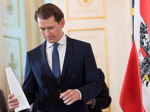 Austrian Chancellor Sebastian Kurz