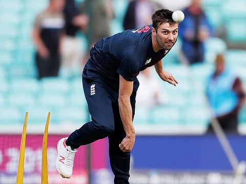 England's Mark Wood.