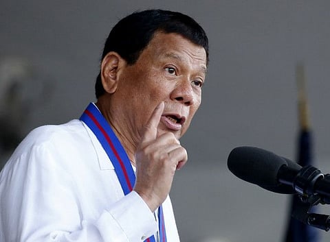 Philippine President Rodrigo Duterte.