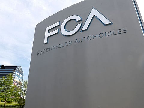 The Fiat Chrysler Automobiles world headquarters is shown in Auburn Hills, Michigan.