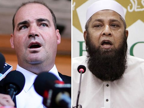 Mickey Arthur and Inzamam-ul-Haq.
